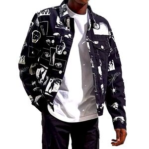 BDG Graphic Jean Trucker Jacket